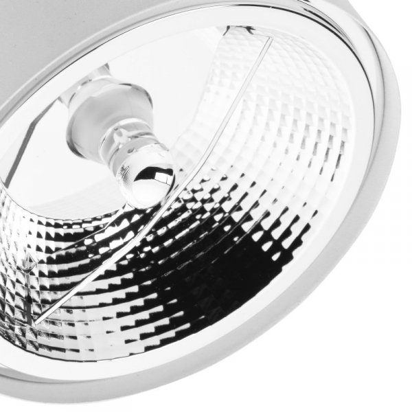 TK LIGHTING ALTEA WHITE LAMPA SUFITOWA 1 PŁ + ŻARÓWKA