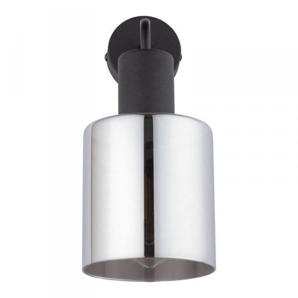 TK LIGHTING SIERRA BLACK 6652 KINKIET CZARNY KLOSZ GRAFITOWY