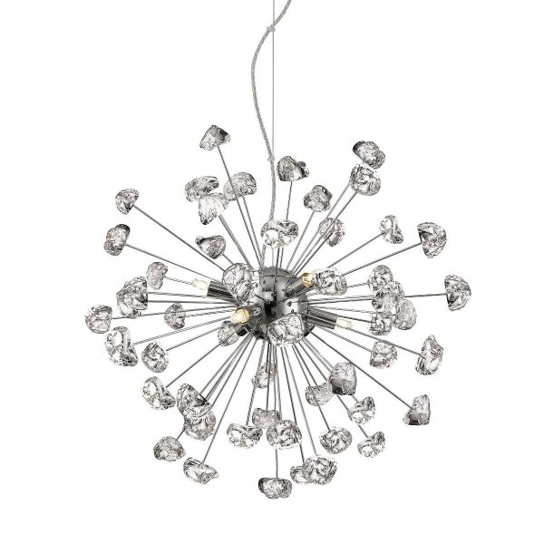 ZUMA LINE LAMPA WISZĄCA CHROM ZŁOTA KULA OZDOBNA GLAMOUR P0539-06A-F4AC STAR ZUMA LINE
