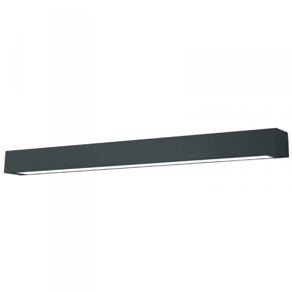 KINKIET CZARNY LISTWA BELKA LED HERMETYCZNY ZMIENNA BARWA ŚWIATŁA NAD LUSTRO DO ŁAZIENKI LIGHT PRESTIGE IBROS  IP44 GS-LWA-18W BK CCT