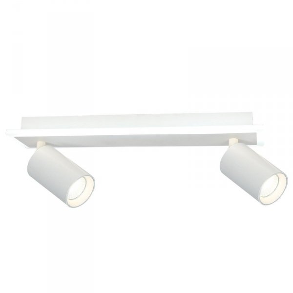 LAMPA SUFITOWA PLAFON LED BIAŁY REGULOWANY RELFLEKTOR NOWOCZESNA DO SALONU KUCHNI SYPIALNI LIGHT PRESTIGE PARMA LP-0612/2WS WH