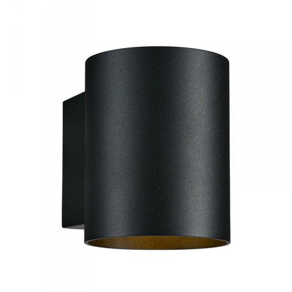 KINKIET METALOWY CZARNO ZŁOTY TUBA ŚWIECI GÓRA DÓŁ LIGHT PRESTIGE OREGON  LP-106/1W BK/GD