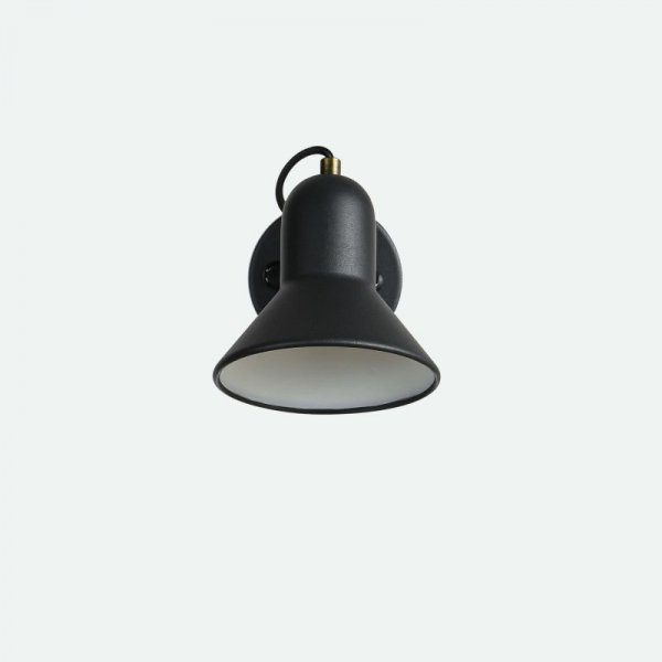 KINKIET CZARNY Z WŁĄCZNIKIEM NOWOCZESNY METALOWY DO SYPIALNI SALONU LIGHT PRESTIGE ASTAMA LP-1122/1W BK