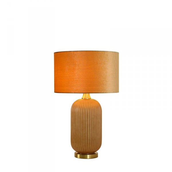 LAMPA STOŁOWA SZKLANA ZŁOTA GLAMOUR DO SALONU NA KOMODĘ LIGHT HOME TAMIZA  LP-1515/1T big gold