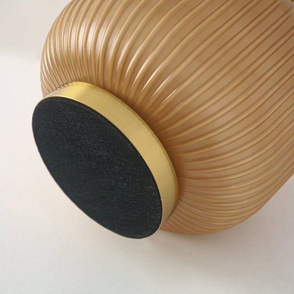 LAMPA STOŁOWA LAMPKA NOCNA SZKLANA ZŁOTA GLAMOUR DO SALONU NA KOMODĘ LIGHT PRESTIGE TAMIZA  LP-1515/1T small gold