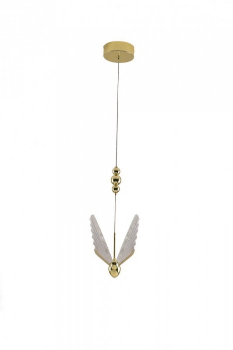 LIGHT PRESTIGE MARIPOSA LP-1715/1P LAMPA WISĄCA ZŁOTA LED MOTYL WAŻKA DESINGERSKA DEKORACYJNA