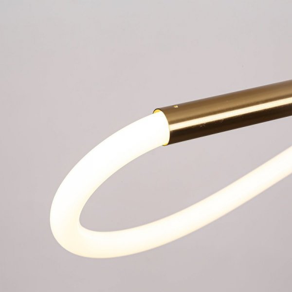 LIGHT PRESTIGE MELECA LAMPA WISZĄCA ZŁOTA DEKORACYJNA LED NAD STÓŁ LP-2345/1P S GD 