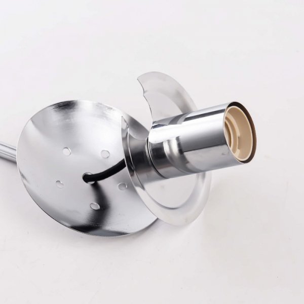 LAMPA WISZĄCA KULA CHROM SREBRNA 30CM SZKLANA LIGHT PRESTIGE PALLA LP-2844/1P CH