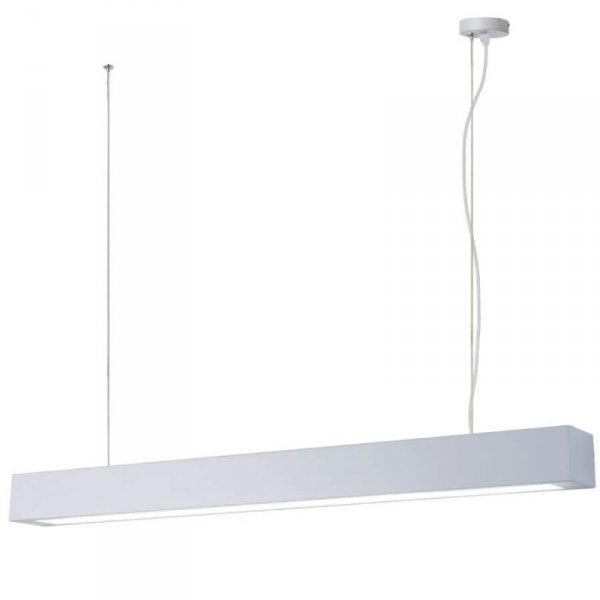 LAMPA WISZĄCA LED LISTWA BELKA BIAŁA ZMIENNA BARWA ŚWIATŁA 24W  LIGHT PRESTIGE IBROS LP-7001/1P 20 WH-93 24 CCT