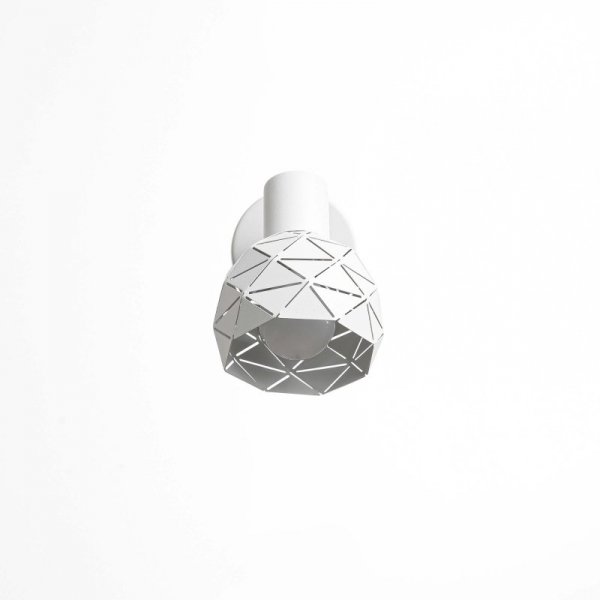 KINKIET SPOT REFLEKTOR BIAŁY DEKORACYJNY REGULOWANY LIGHT PRESTIGE REUS LP-8069/1WS WH