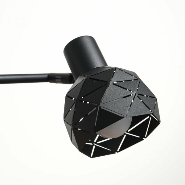 KINKIET PLAFON SPOT REFLEKTOR CZARNY DEKORACYJNY REGULOWANY LIGHT PRESTIGE REUS LP-8069/2WS BK