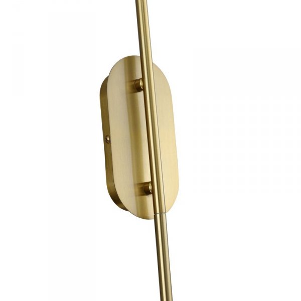 KINKIET ZŁOTY GLAMOUR KLOSZ BURSZTYNOWY SZKLANY DO SALONU SYPIALNI LIGHT PRESTIGE PIEGA LP-939/1W amber