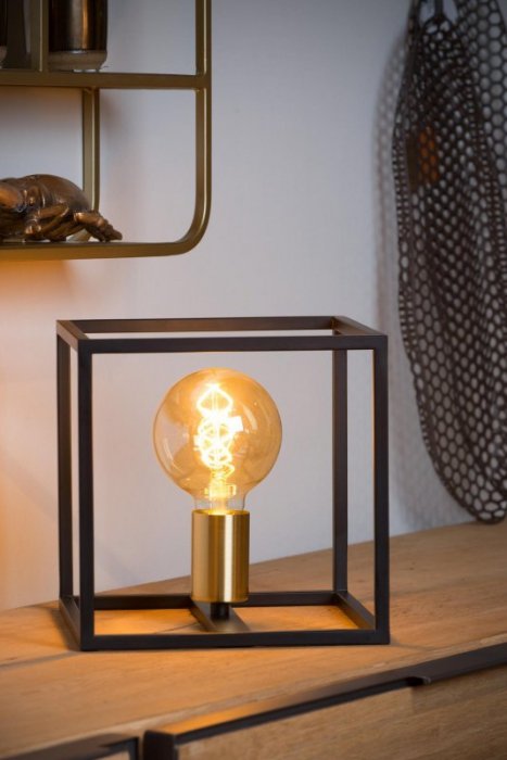 LAMPA METALOWA LOFT INDUSTRIALNA NA ŻARÓWKI DEKORACYJNE EDISON LUCIDE RUBEN 00524/01/30