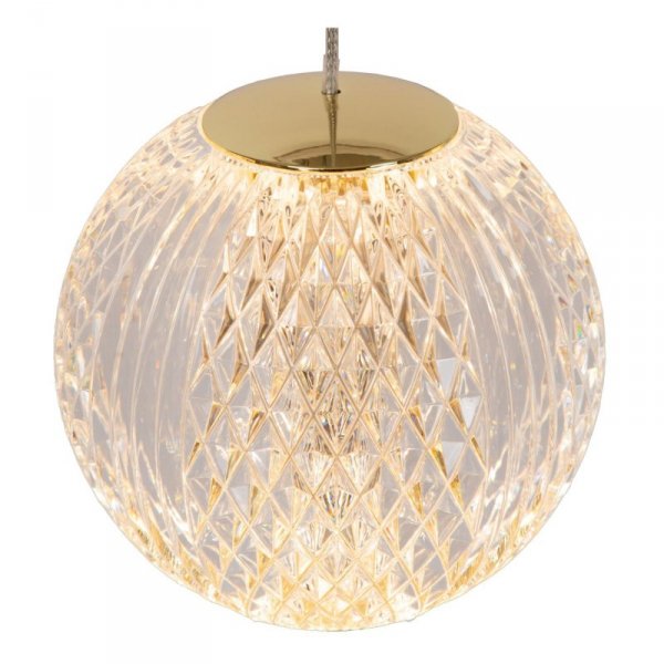 LAMPA WISZĄCA ZŁOTA DEKORACYJNA KULE LUCIDE CINTRA 13499/13/60