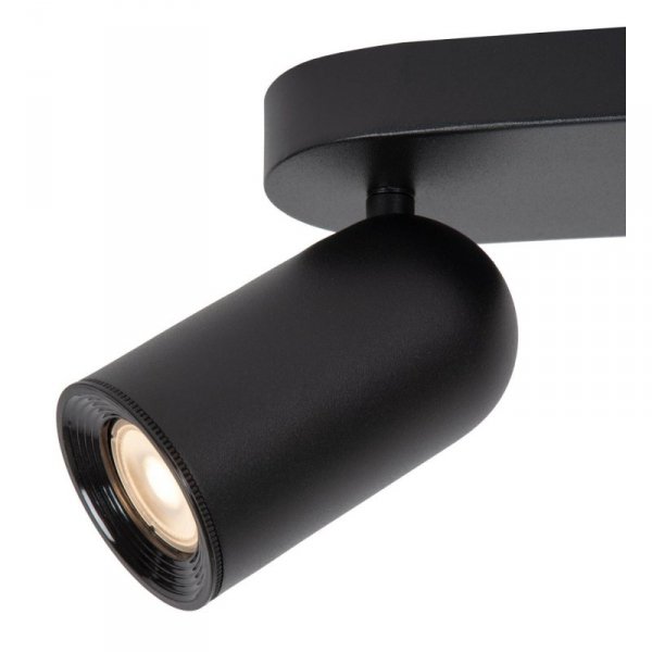 PLAFON SPOT REGULOWANY REFLEKTOR CZARNY LUCIDE PUNCH 13958/04/30