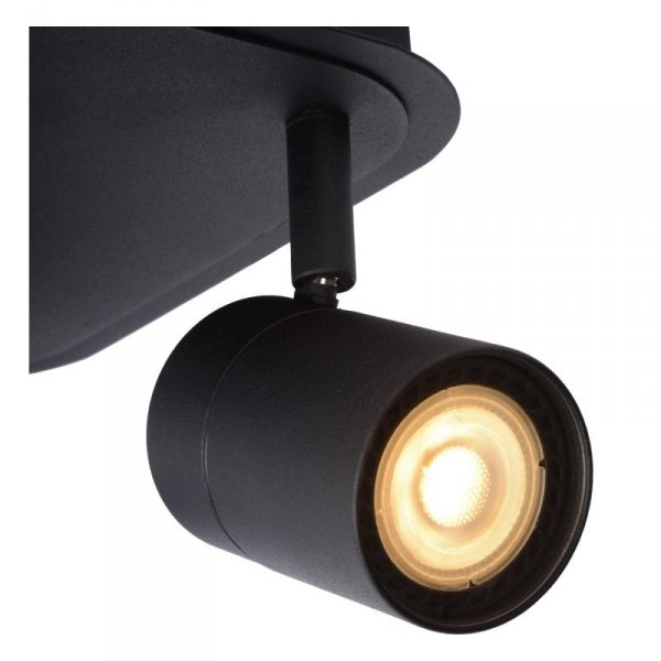 LAMPA SUFITOWA SPOT REFLEKTOR DO ŁAZIENKI CZARNY LUCIDE LENNERT 26958/20/30