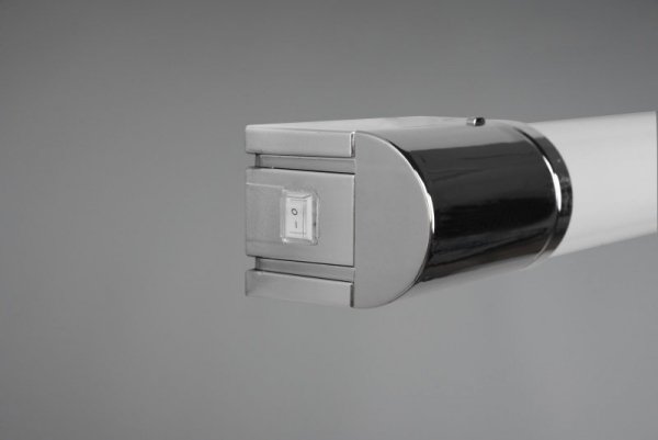 KINKIET LED NAD LUSTRO DO ŁAZIENKI Z WBUDOWANYM WŁĄCZNIKIEM ORAZ GNIAZDEM IP44 PIERA 284071206 TRIO