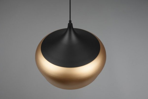 LAMPA WISZĄCA MOSIĄDZ MATOWY ZŁOTA METALOWA 45CM DO SALONU KUCHNI JADALNI NAD STÓŁ CHIRON 310890108 TRIO