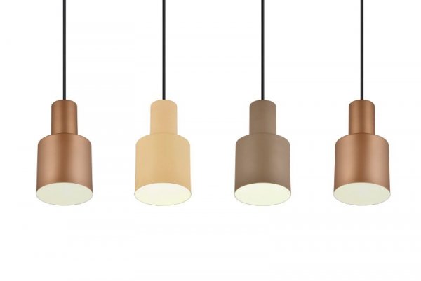LAMPA WISZĄCA NAD STÓŁ WYSPĘ DO KUCHNI JADALNI W ODCIENIACH BRĄZU AGUDO 319400417 TRIO