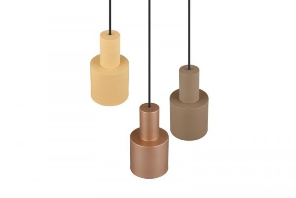 LAMPA WISZĄCA NAD STÓŁ WYSPĘ DO KUCHNI JADALNI W ODCIENIACH BRĄZU AGUDO 319430317 TRIO