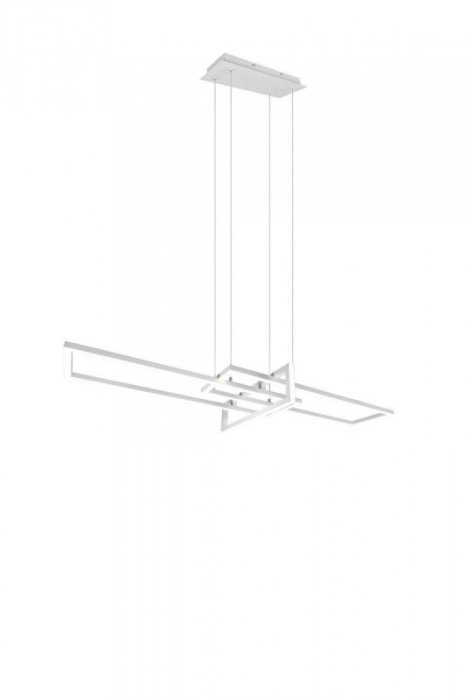 LAMPA WISZĄCA LED MATOWY BIAŁY NOWOCZESNA DO SALONU JADALNI NAD STÓŁ BARWA CIEPŁA 3000K SALINAS 320310331 TRIO