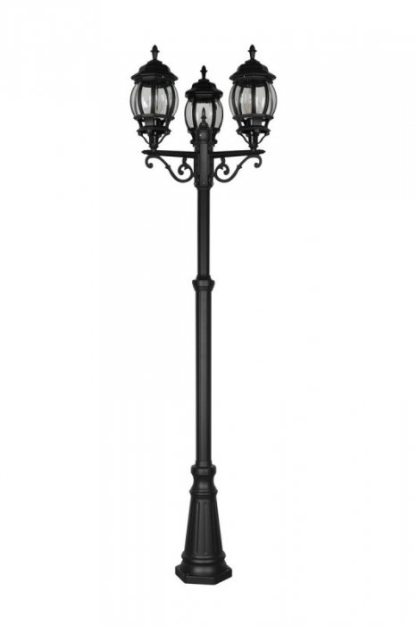 LAMPA ZEWNĘTRZNA KLASYCZNA CZARNA OGRODOWA ELVO 406960332 TRIO
