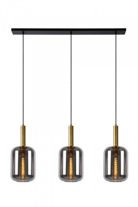 LAMPA WISZĄCA SZKLANA DO SALONU JADALNI NOWOCZESNA LUCIDE JOANET 45494/03/65