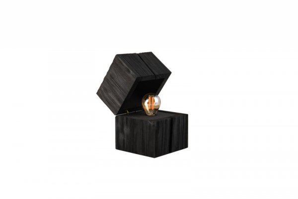 LAMPKA STOŁOWA NOCNA IMITACJA DREWNA DO SALONU SYPIALNI DEKORACYJNA TREASURE 514110102 TRIO