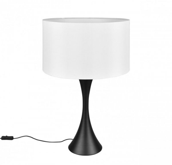 LAMPKA STOŁOWA NOCNA Z ABAŻUREM KLASYCZNA SABIA 515700132 TRIO