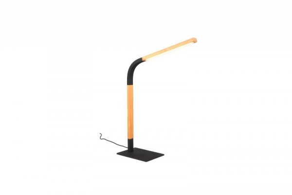 LAMPKA STOŁOWA BIURKOWA NOWOCZESNA LED Z DREWNEM NORRIS 545210132 TRIO