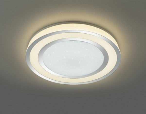 LAMPA SUFITOWA PLAFON OKRĄGŁY NA PILOTA STEROWANY PILOTEM NOWOCZESNY DO SALONU KUCHNI SYPIALNI NORIAKI 679210106 TRIO