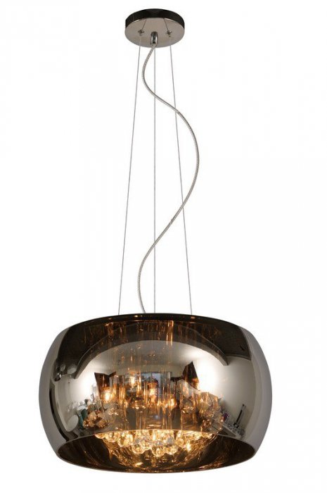 LAMPA WISZĄCA ŻYRANDOL SZKLANY KRYSZTAŁOWY GLAMOUR DO SALONU SYPIALNI LUCIDE PEARL 70463/05/11