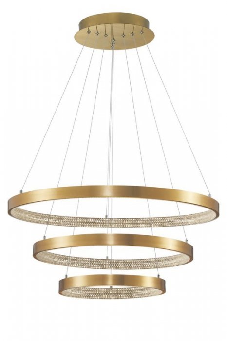 LAMPA WISZĄCA LED RING GLAMOUR DEKORACYJNY DO SALONU SYPIALNI LUCES EXCLUSIVAS MORON LE41699