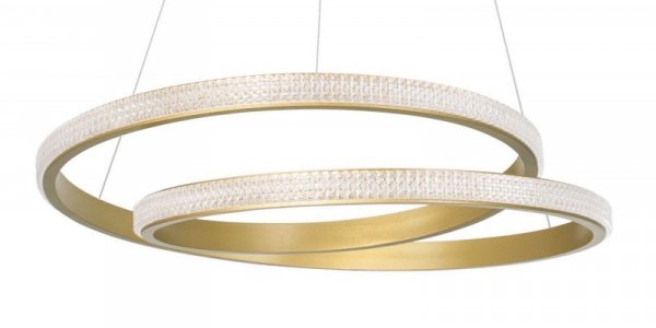 LAMPA LED GLAMOUR DEKORACYJNA RING DO SALONU SYPIALNI LUCES EXCLUSIVAS OBERA LE41711