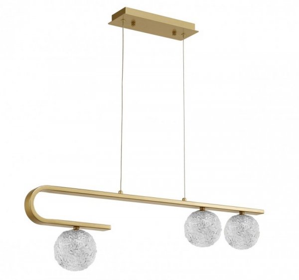 LAMPA ZŁOTA SZKLANE KLOSZE KULE DEKORACYJNE DO SALONU SYPIALNI JADALNI KUCHNI LUCES EXCLUSIVAS PASTO LE41739