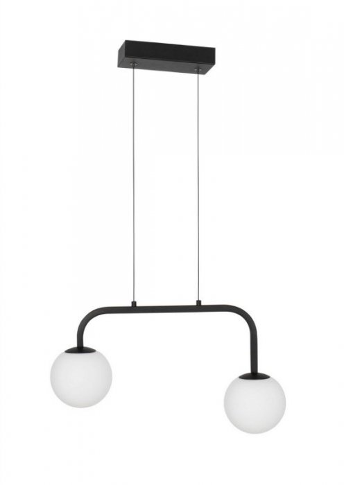 LAMPA CZARNA NOWOCZESNA BIAŁA KULA LUCES EXCLUSIVAS UBEDA LE41804
