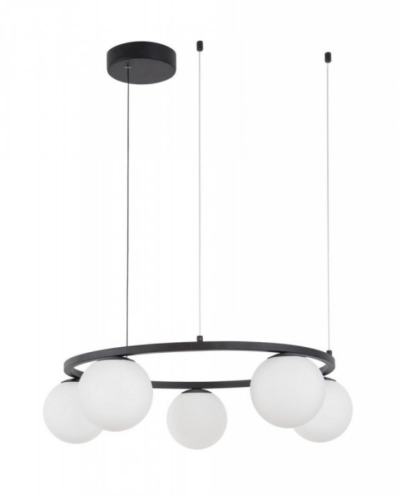 LAMPA CZARNA NOWOCZESNA BIAŁA KULA LUCES EXCLUSIVAS UBEDA LE41805