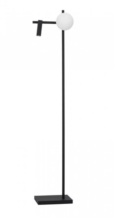 LAMPA CZARNA NOWOCZESNA BIAŁA KULA LUCES EXCLUSIVAS UBEDA LE41809
