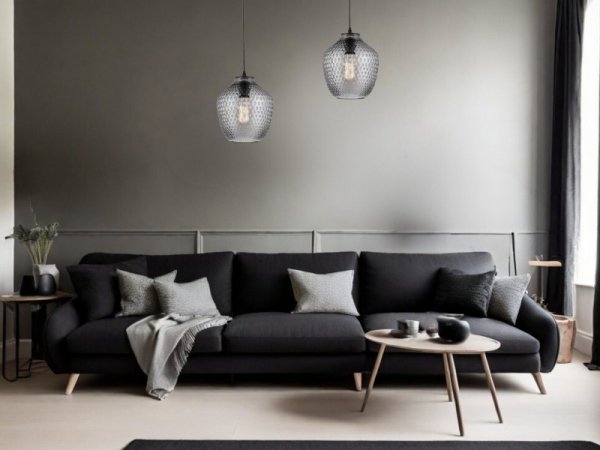 LAMPA WISZĄCA SZKLANA DO SALONU JADALNI SYPIALNI KUCHNI NOWOCZESNA LUCES EXCLUSIVAS CALAMA LE41924