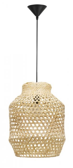 LAMPA WISZĄCA NATURAL EKO RATTANOWA DO SALONU JADALNI KUCHNI W STYLU BOHO  LUCES EXCLUSIVAS PALMAS LE42124