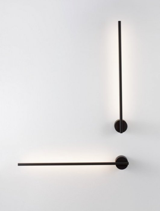 KINKIET LED CZARNY LISTWA BELKA DEKORACYJNA CZARNA DO PODŚWIETLENIA NOWOCZESNA LUCES EXCLUSIVAS TUNJA LE42605