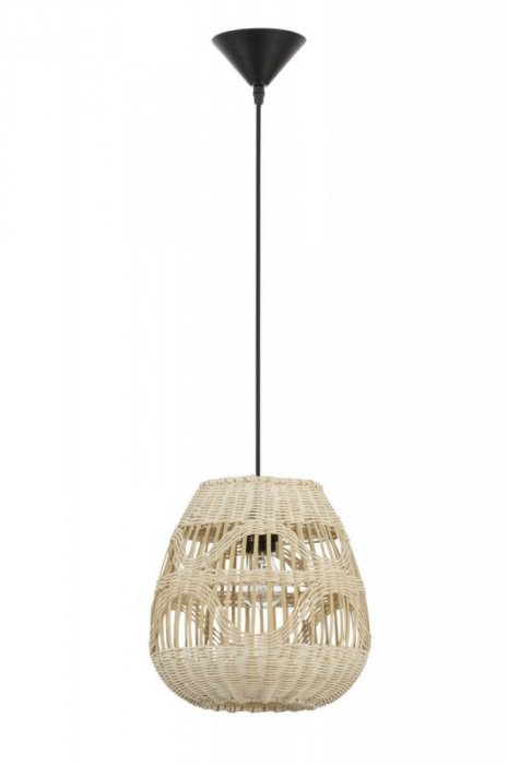 LAMPA WISZĄCA NATURAL EKO RATTANOWA DO SALONU JADALNI KUCHNI W STYLU BOHO LUCES EXCLUSIVAS REYNOSA LE42950