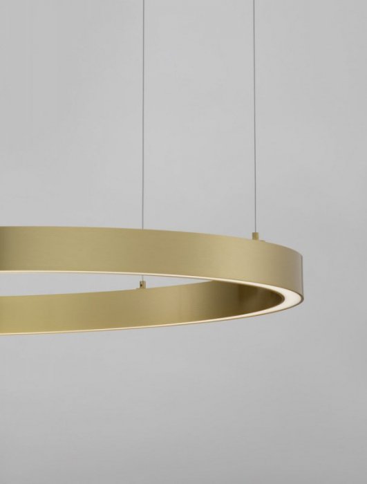 LAMPA WISZĄCA RING KOŁO OBRĘCZ LED DO SALONU JADALNI KUCHNI NAD STÓŁ WYSPĘ LUCES EXCLUSIVAS MILPA LE43282