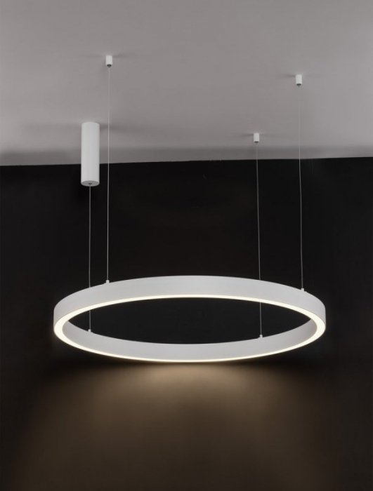 LAMPA WISZĄCA RING KOŁO OBRĘCZ LED DO SALONU JADALNI KUCHNI NAD STÓŁ WYSPĘ LUCES EXCLUSIVAS MILPA LE43288