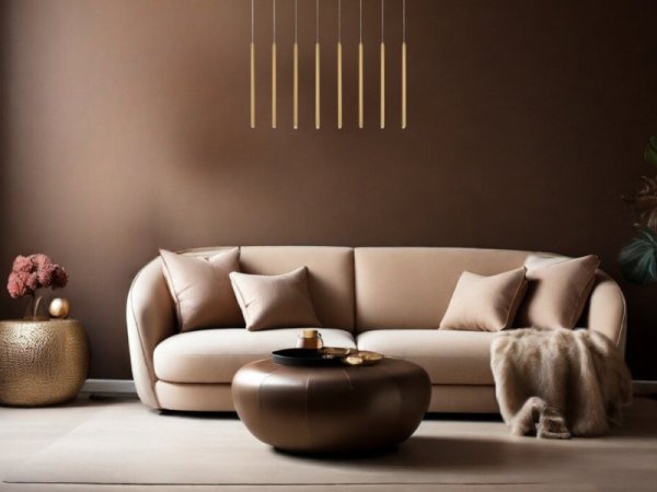 LAMPA WISZĄCA ZŁOTA TUBA LED NAD STÓŁ BAR WYSPĘ DO KUCHNI JADALNI SALONU LUCES EXCLUSIVAS TORREON LE43490