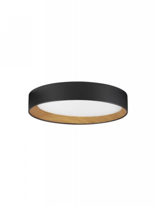 NOWOCZESNY PLAFON LED Z DREWNEM DO SALONU KUCHNI LUCES EXCLUSIVAS ROSITA LE43587