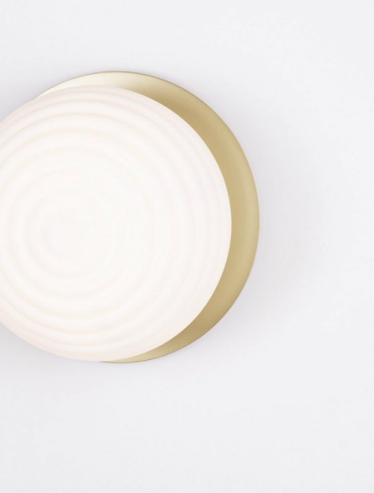 LAMPA ZŁOTA KULA BIAŁA LUCES EXCLUSIVAS BALAJU LE43685