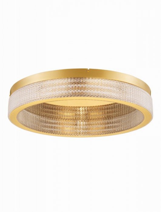 LUCES EXCLUSIVAS YOTAU LE44728 PLAFON KRYSZTAŁOWY ZŁOTY GLAMOR LAMPA SUFITOWA DO SALONU SYPIALNI KUCHNI POKOJU