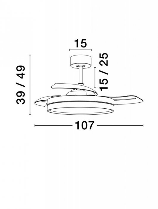 LUCES EXCLUSIVAS LAMPA CARANAVI LE44970