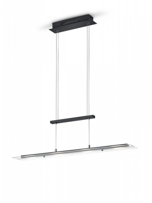 SZKLANA LAMPA LED NAD STÓŁ DO SALONU JADALNI KUCHNI RL MILOS R32004132 REALITY LEUCHTEN